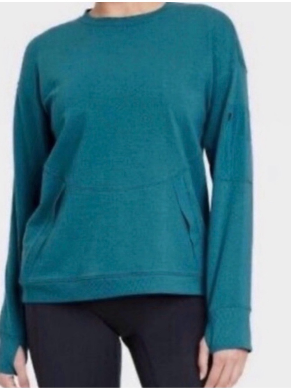 All in Motion Long Sleeve Top Teal Size Small